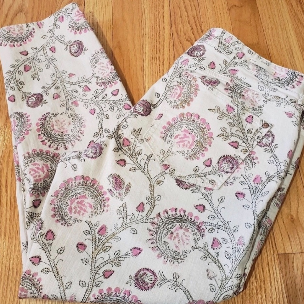 Anthropologie Pilcro & Letterpress cropped jeans